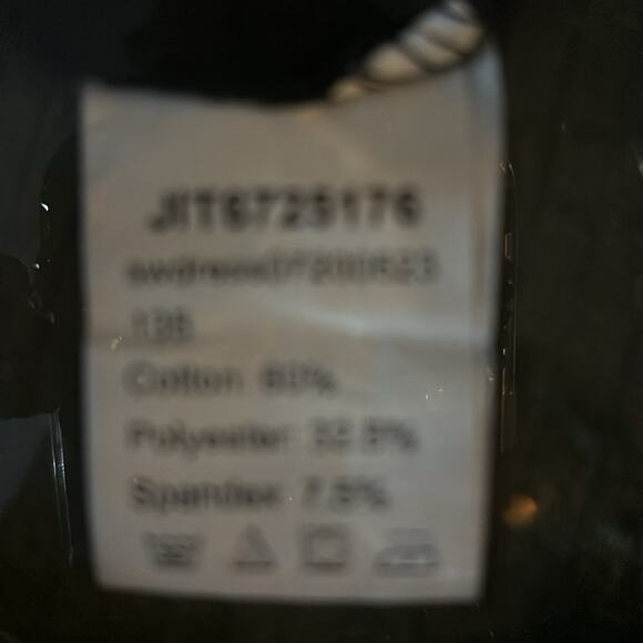 SHEIN Ripped Distressed Black T-Shirt Dress Tunic M Bikercore Rocker Grunge Punk - Picture 10 of 11